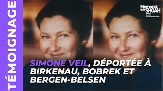 Témoignage  Simone Veil déportée à Birkenau Bobrek et BergenBelsen [upl. by Jacques953]