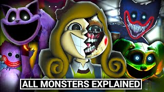 All Monsters in Poppy Playtime Chapter 3  Explained [upl. by Anaeg]