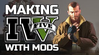 Making GTA 4 More Like GTA 5 With Mods [upl. by Sim]