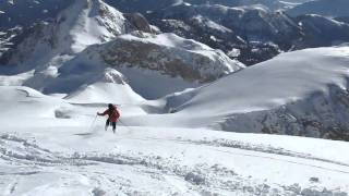 Skitour Eiskogel  Abfahrt quotOktobusquot [upl. by Etteluap644]