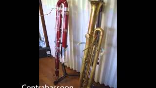 Contrabassoon and Sarrusophone [upl. by Irmine381]