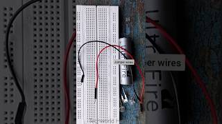 breadboard connection led without battery electronic shorts youtubeshorts viral [upl. by Elsey]