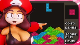 Speedrunning Sand Tetris [upl. by Lenee]