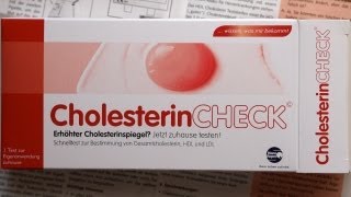 Cholesterin selbst testen CholesterinCHECK amp Apotheke VEGAN [upl. by Latia]