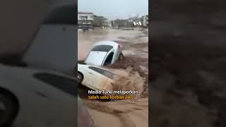 Laporan Media Banjir Bandang Tewaskan 13 Orang di Zona Gempa Turki [upl. by Amikat757]