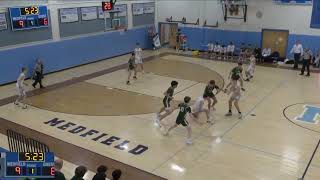 Medfield vs Hopkinton Varsity Boys Basketball [upl. by Nwaf412]