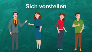 Deutsch lernen A1 sich vorstellen  Lektion 4 [upl. by Anowahs]