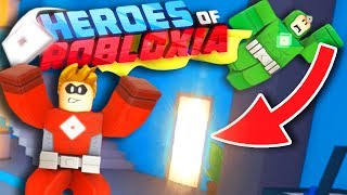 UNLOCKING THE SECRET HIDEOUT IN HEROES OF ROBLOXIA  Heroes Of Robloxia ROBLOX Gameplay [upl. by Isia]