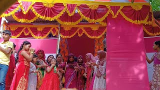 গ্রামের বিয়ে কেমন হয় বরযাত্রী Bridal program [upl. by Enilorac]