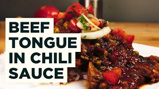 Bolivian Beef Tongue in Chili Sauce  Ají de Lengua Recipe [upl. by Htebizile]