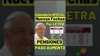 Por FIN BIENESTAR Anuncia DIAS de PAGO PENSION ENERO💳💰ADULTO MAYOR🧓CALENDARIO x LETRA✅AUMENTO 2024🤑 [upl. by Ardnasxela]