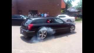 ANGRY MAGNUM SRT8 SICK BURNOUT [upl. by Emmie]