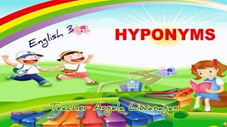 Hyponyms Demo for COT1 Grade III  English [upl. by Fife]