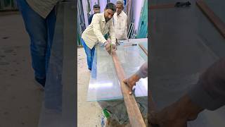 Glass cutting 🔥 live glasscutting glass glassing trendingshorts trending minivlog [upl. by Lachus]