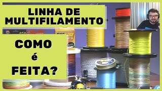 Processo de Fabricação de Linha multifilamento para Pesca  Passo a passo em um fábrica de linhas [upl. by Catlin]