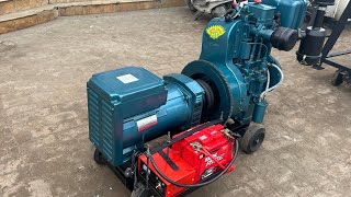 10kva Kirloskar Generator with 12hp Aircooled Kirloskar DAF12 Diesel Engine Self Start Generator [upl. by Napier]