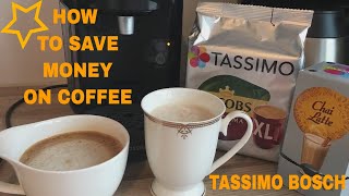 Tassimo Bosch l How to save money on coffee [upl. by Eiuqcaj446]