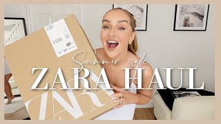 HUGE ZARA HAUL  TRY ON  Summer 2022 [upl. by Mcclenaghan]