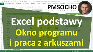 EXCEL  Okno programu excel i praca z arkuszami [upl. by Lilhak]