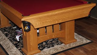 Pool Table Build  Part 4 [upl. by Cati110]