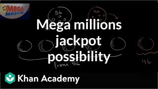 Mega millions jackpot probability  Probability and combinatorics  Precalculus  Khan Academy [upl. by Hamnet]