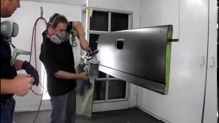 PART 2 how to spray metallic basecoat with Kevin Tetz [upl. by Alac]