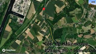 Côte de Hallembaye  Renewi Tour 2024 Stage 1  Men  Riemst to Bilzen August 28 2024 [upl. by Huppert]