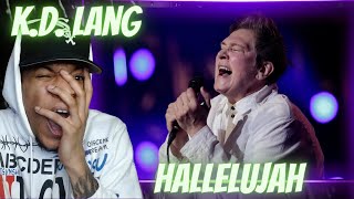 FIRST TIME HEARING KD LANG  HALLELUJAH LEONARD COHEN  REACTION [upl. by Eecyac]