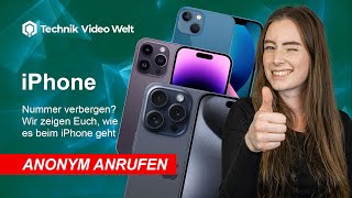 iPhone  Nummer unterdrücken  anonym anrufen •  • 📲 • 👤 • Anleitung  Tutorial [upl. by Maureen]