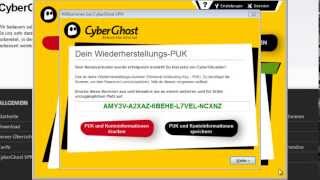 Die Installation und Einrichtung von CyberGhost VPN [upl. by Llerruj]