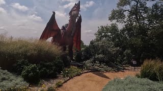 San Antonio Texas Botanical Gardens Dragons [upl. by Ahsuatan977]