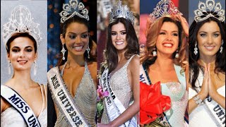 Todas las ganadoras del Miss Universe 1957 2022 [upl. by Notwen]