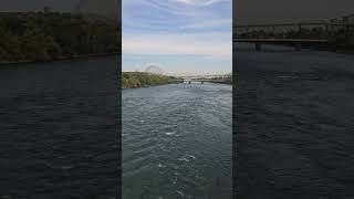 St Lawrence River from Pont des Isles Montréal montreal [upl. by Osmen]