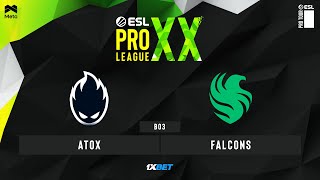 ATOX vs FALCONS  EPL S20  Group stage  BO3  MN cast [upl. by Weldon]