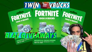 FORTNITE CUSTOMS V BUCKS GIVEAWAYS FASHION SHOW LIVE FORTNITE ITEM SHOP [upl. by Eudocia93]