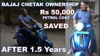 Bajaj Chetak Electric Scooter Ownership After 15Years  Solid Build Quality  Review in TAMIL [upl. by Maag]