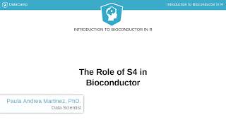 R Tutorial  The Role of S4 in Bioconductor [upl. by God780]