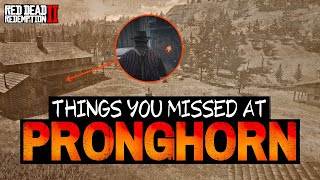 Things you MISSED at PRONGHORN RANCH in Red Dead Redemption 2 [upl. by Gariepy]