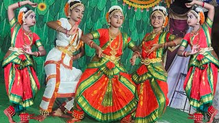 Samiksha First Stage Performance 🩰trending bharatanatyam classicaldance [upl. by Grodin]