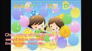 Happy Birthday To You Tiếng Hàn [upl. by Landel]