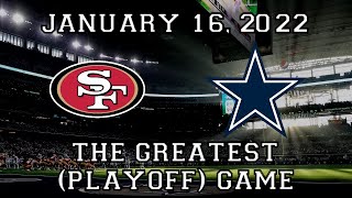 San Francisco 49ers vs Dallas Cowboys January 16 2022  The Greatest Playoff Game [upl. by Naanac]