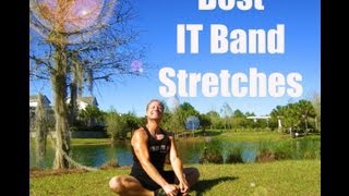 Best IT Band Stretches  2 Iliotibial Band ITB Stretches  Sean Vigue Fitness [upl. by Elda621]