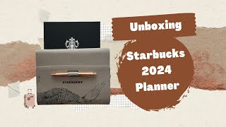 Unboxing 2024 Starbucks Traditions Planner [upl. by Isaiah18]