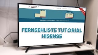 HISENSE TV  Fernsehliste installieren [upl. by Kaasi]