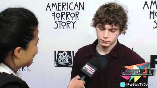 Evan Peters quotTatequot Talks quotAmerican Horror Storyquot Season 2 [upl. by Ohl]