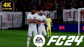 EA FC 24  STADE DE REIMS vs PSG  LIGUE 1 [upl. by Dahsraf]