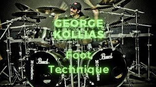 George Kollias Foot Technique [upl. by Antonietta]