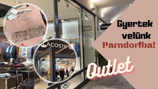 🛍️ PARNDORF OUTLET 2RÉSZ  GUESS GEOX MICHAEL KORS PLAYMOBIL [upl. by Nilloc]