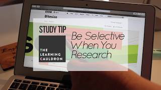 Be Selective When You Research  English Study Tip [upl. by Akinad]