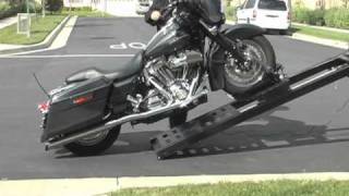 Rampage power Lift Motorcycle loader for pickup trucks [upl. by Johanan]